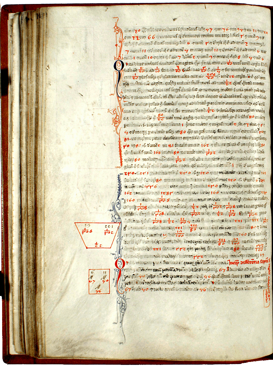 pagina iniziale capitolo undicesimo del Liber abaci - settima differenza<br>Conv. Sopp. C.I. 2616, BNCF,  folio 66 verso