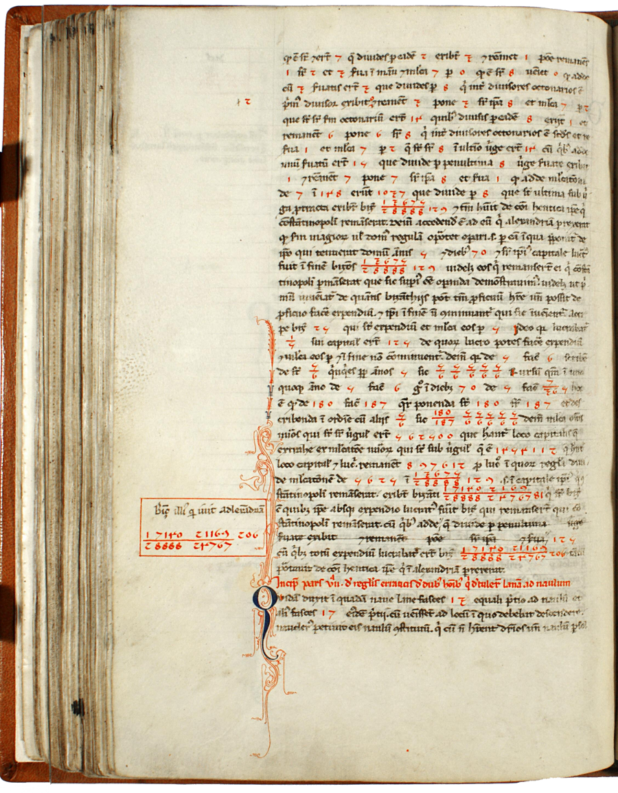 pagina iniziale capitolo dodicesimo-parte settima del Liber abaci<br>Conv. Sopp. C.I. 2616, BNCF,  folio 119 verso
