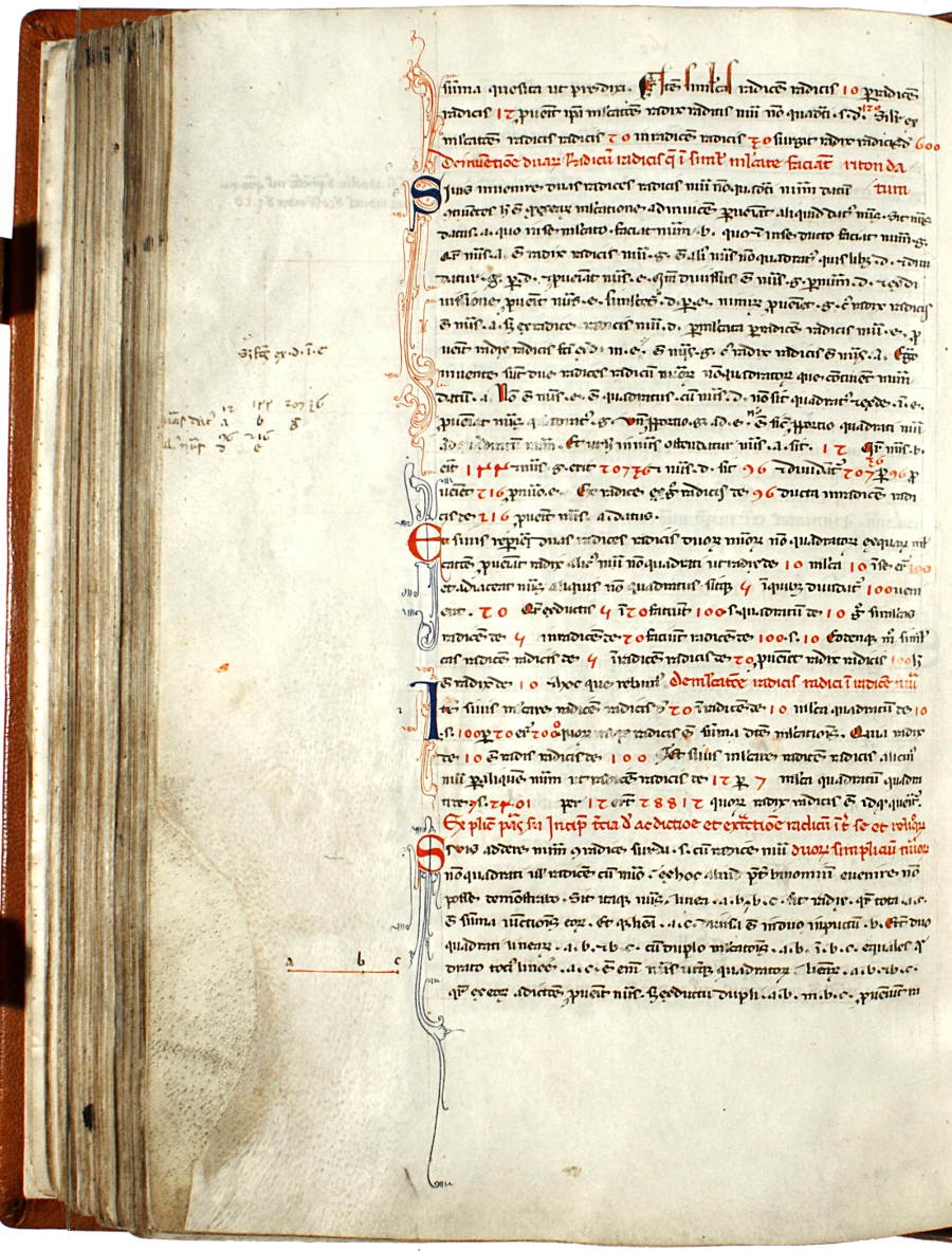 pagina iniziale capitolo quattordicesimo parte terza del Liber abaci<br>Conv. Sopp. C.I. 2616, BNCF,  folio 162 verso