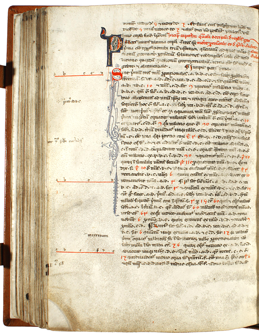 pagina iniziale capitolo quindicesimo  del Liber abaci<br>Conv. Sopp. C.I. 2616, BNCF,  folio 177 verso